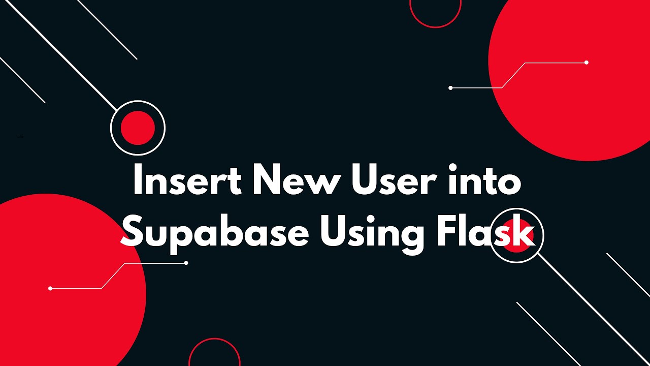 👤 Add Users to Supabase with Flask! 🐍✨ Full Insert Tutorial
