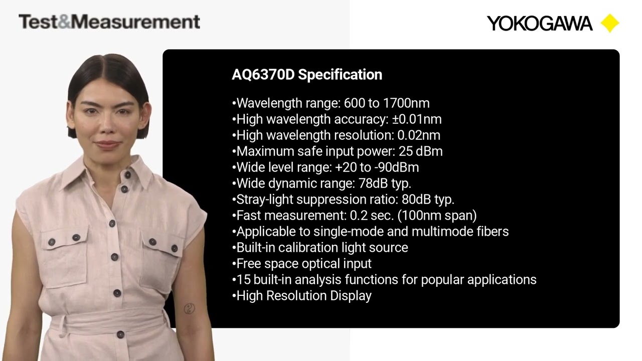 Optical Spectrum Analyzer AQ6370D
