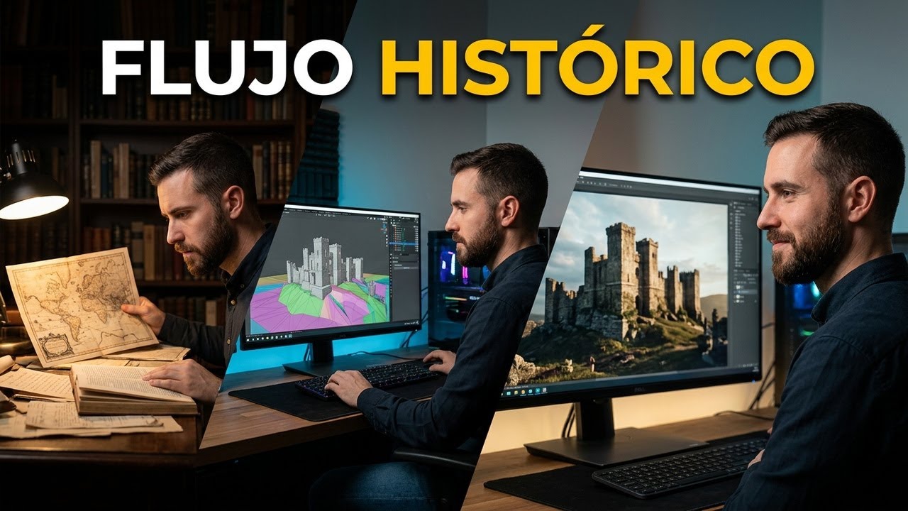 De la investigación histórica al render: Mi flujo de trabajo 3D