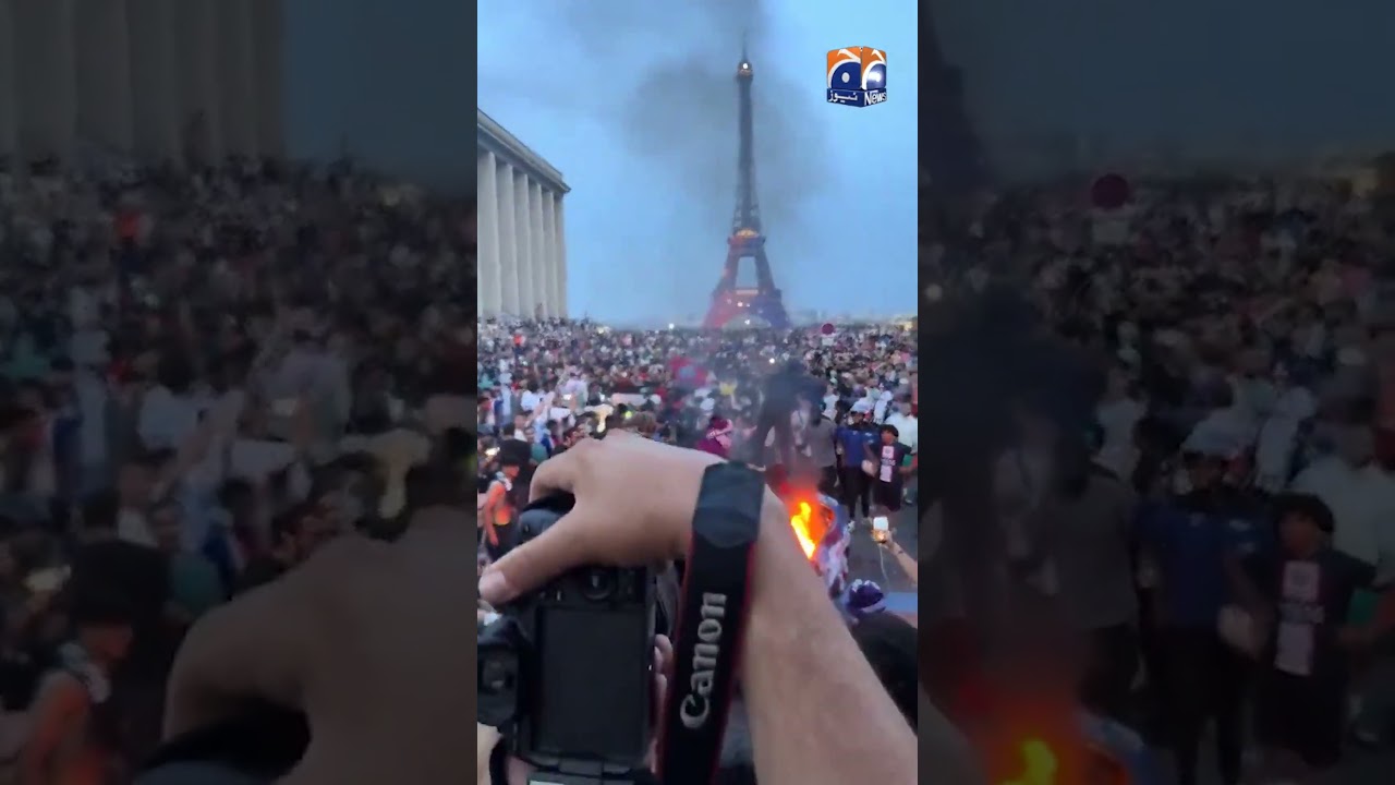 PSG Champions League Celebrations Turn Violent #shorts #geonews