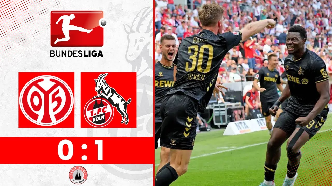 1. FSV Mainz 05 - 1. FC Köln 0:1 (0:0) | Top Saisonstart mit Auswärtssieg