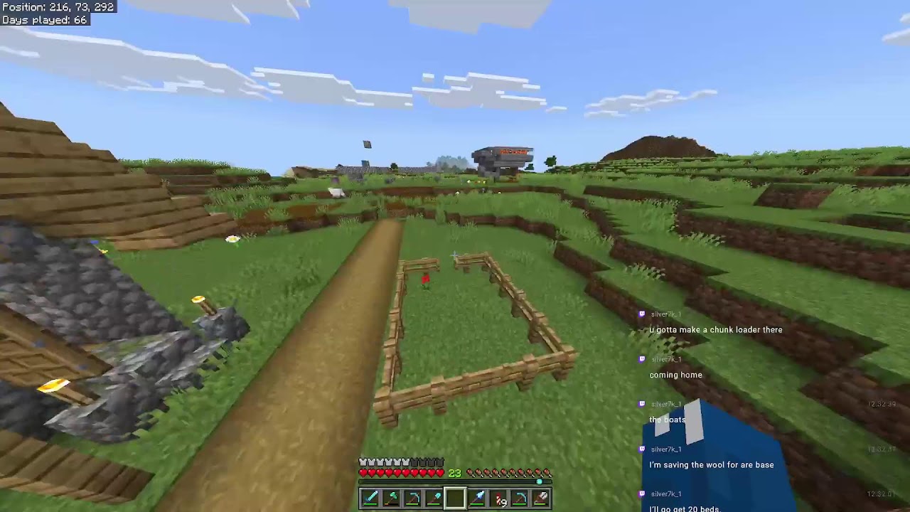 Minecraft with @silver7k