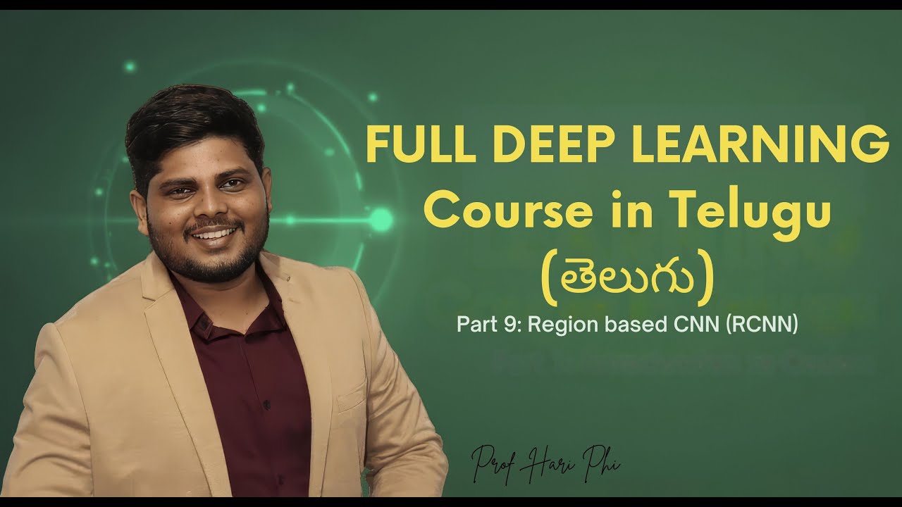 Region based CNN - RCNN | complete deep learning course in Telugu | part 9