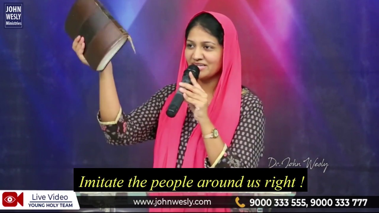 Make a difference! | Sis Blessie Wesly Motivational English Message | John Wesly Ministries