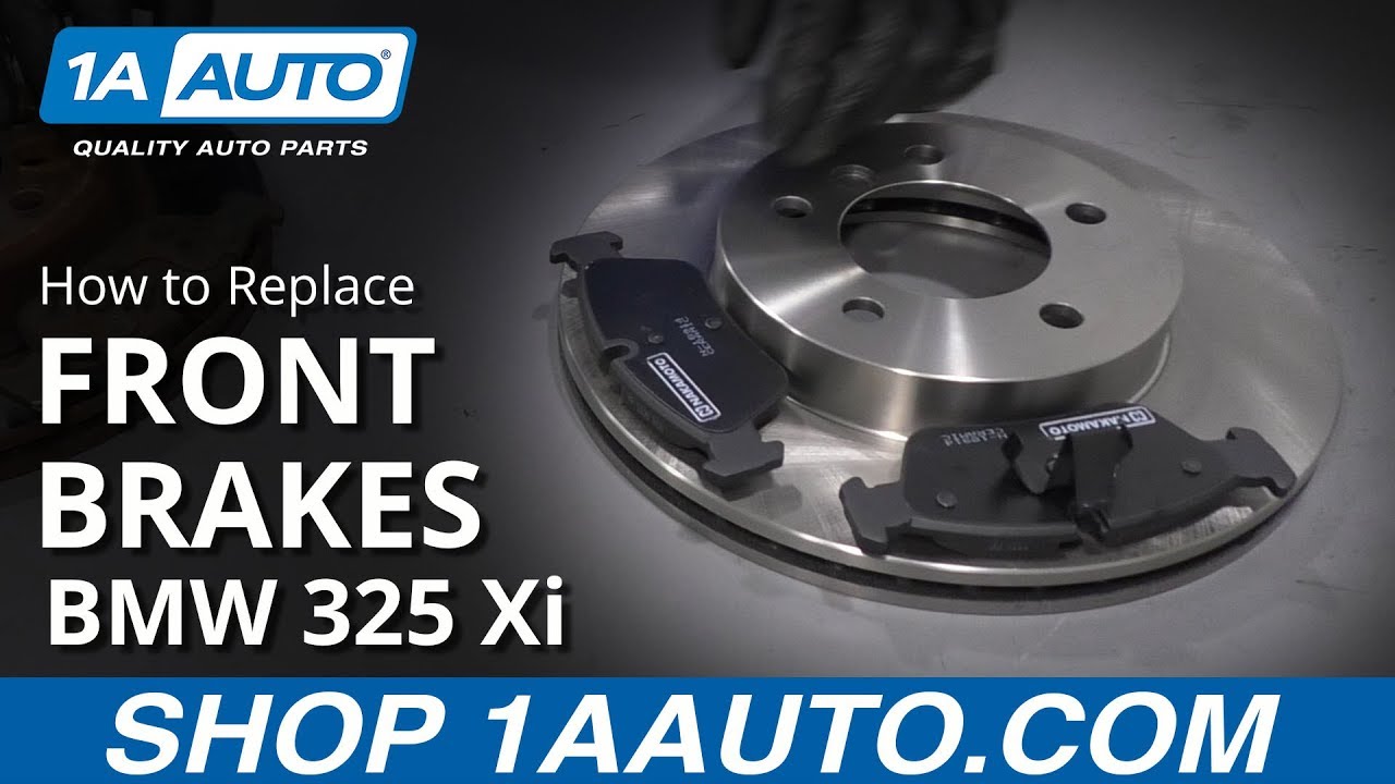 How to Replace Front Brakes 01-05 BMW 325 Xi