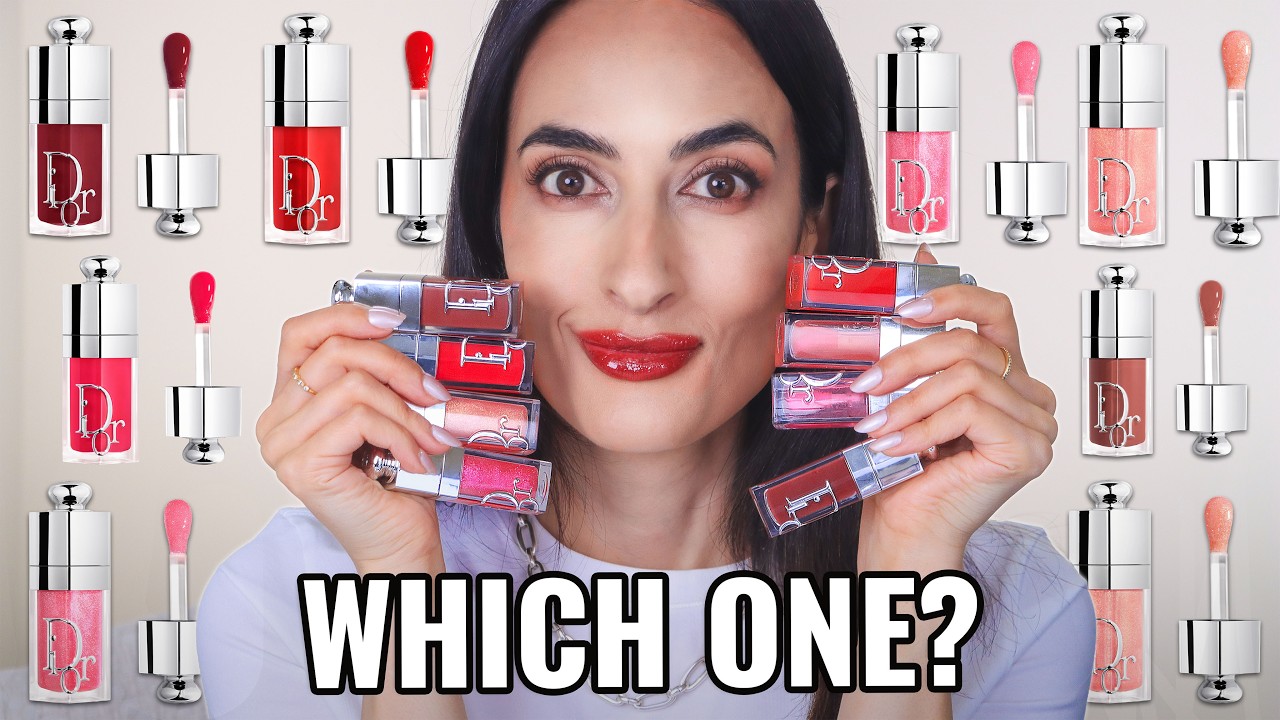 Новые масляные помады Dior Lip Glow: глянцевая, с блестками и сочная (какое покрытие действительн...