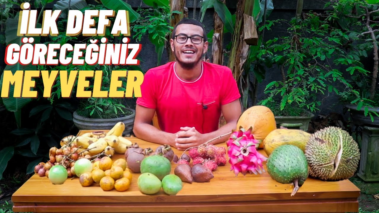 TÜRKİYEDE OLMAYAN TROPİKAL MEYVELERİ TATTIM !! (BALİ ADASI)