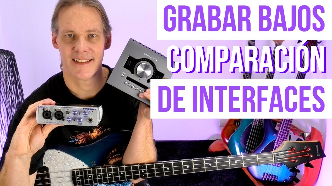 Comparación: Grabar tu Bajo SIN interfaz de audio VS. interfaz BARATA o interfaz COSTOSA