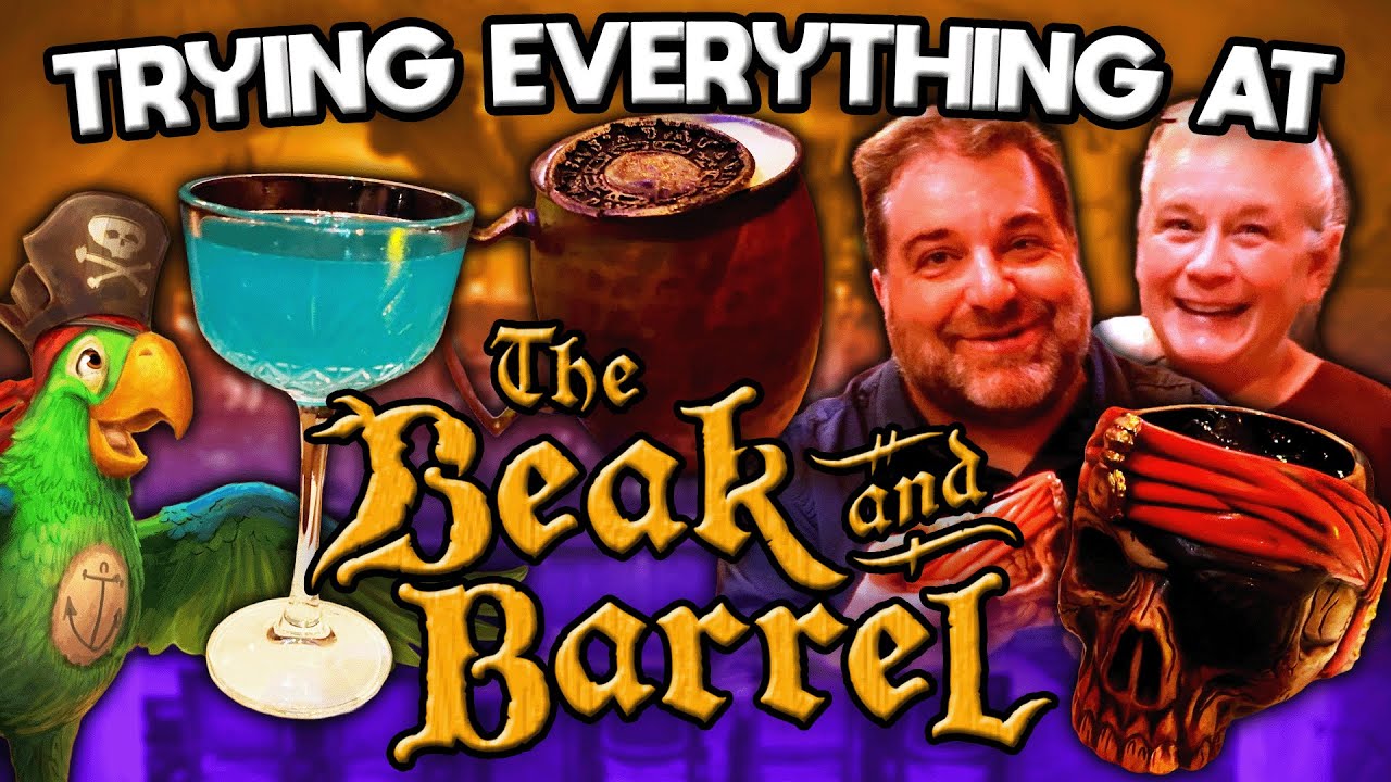 Beak & Barrel - Magic Kingdom’s New Bar Review - The Whole Menu