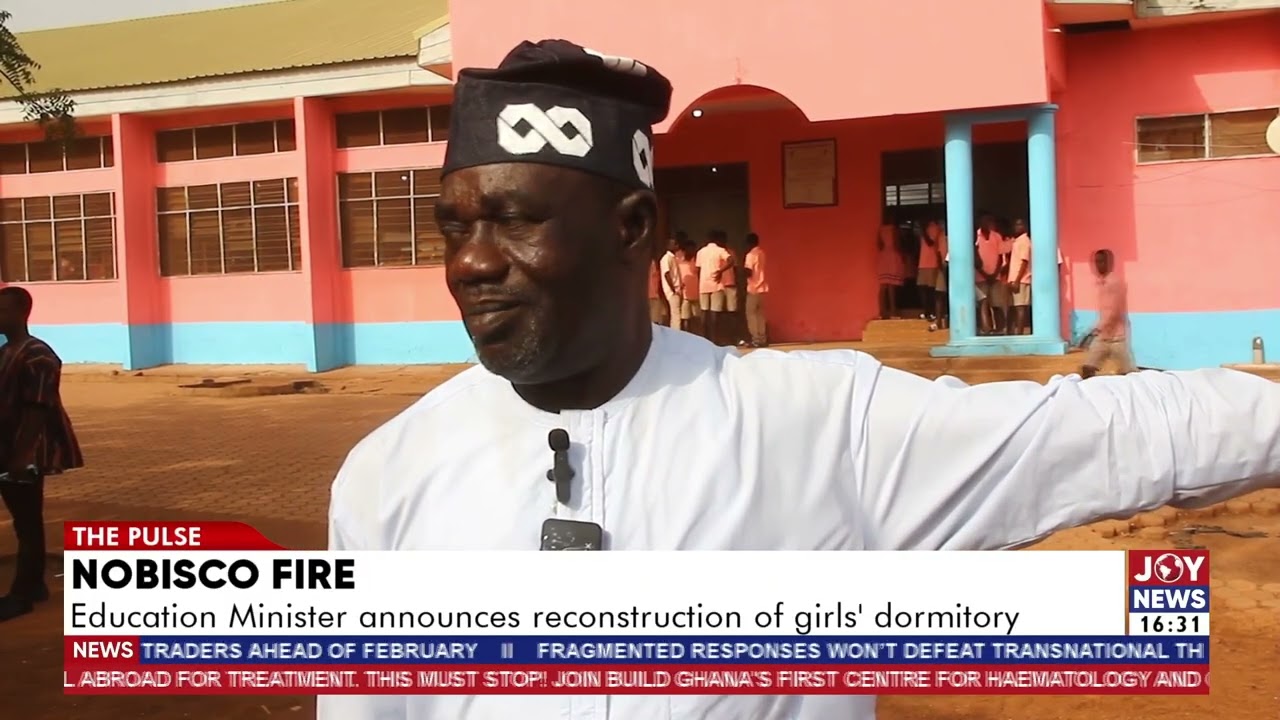 Nobisco fire: Education Minister announces reconstruction of girls’ dormitory.