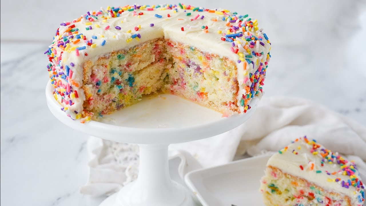 Funfetti Cake | Small Batch | Feeds 2-4