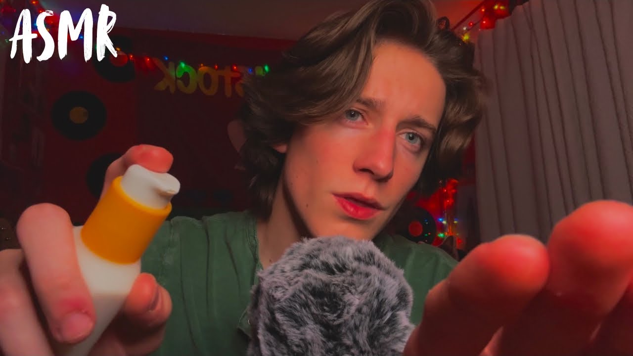 ASMR Gentle Personal Attention to Help You Fall Asleep 😴✨(face tracing, skincare, haircut)
