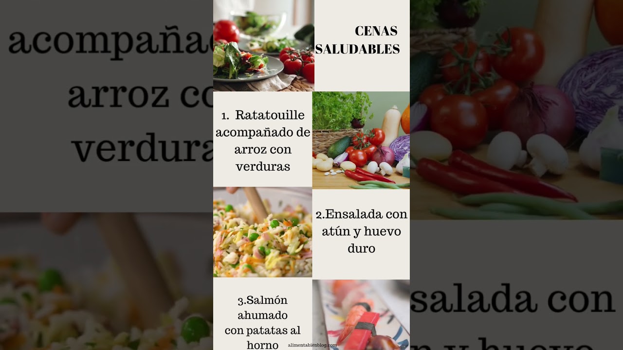 IDEAS de Cenas saludables - Alimentaci&oacute;n saludable #cenassaludables #comidadeverdad #healthyfood
