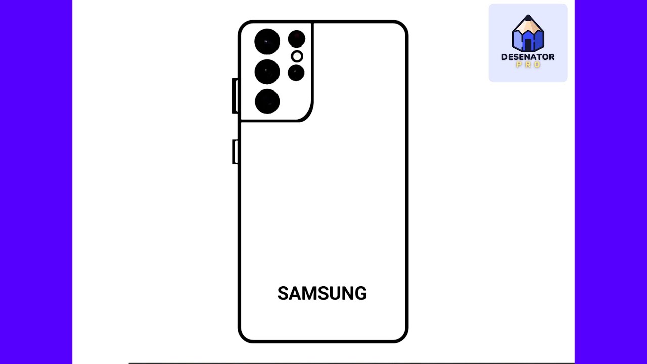 Cum Să Desenezi Un TELEFON SAMSUNG | Usor Pas cu Pas Tutorial pentru Incepatori
