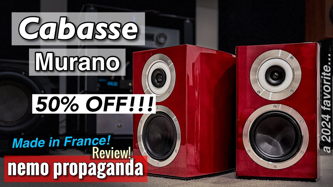 Best Speakers of 2024!! Cabasse Murano Bookshelf Review!!