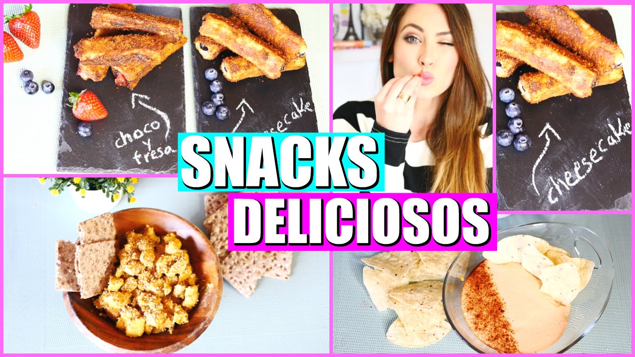 RECETAS SUPER FÁCILES Y DELICIOSAS | Snacks y Postres | Lizy P
