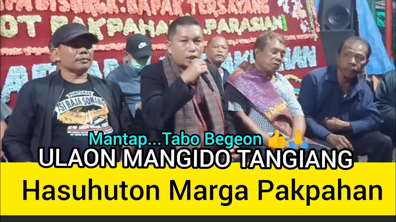 #adatbatak ULAON MANGIDO TANGIANG || MATE MAKKAR || HASUHUTON  PAKPAHAN.