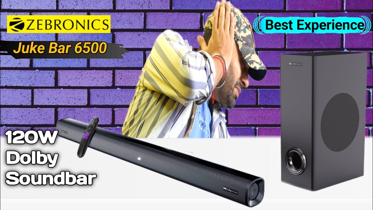 ⚡Zebronics Juke BAR 6500, Dolby Soundbar - 120 Watts Review | With Projector Home Theater Setup