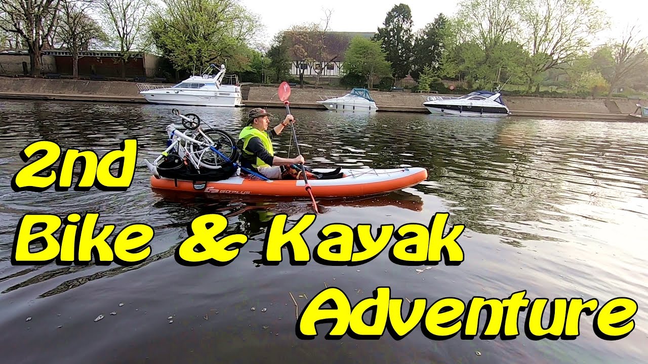 Cycling & Kayaking Biathlon | River Ouse York | GoPlus Inflatable Kayak | Compass Folding Bike