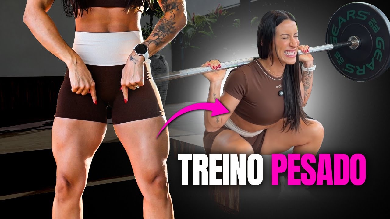 Treino PESADO para CRESCER COXAS em tempo recorde