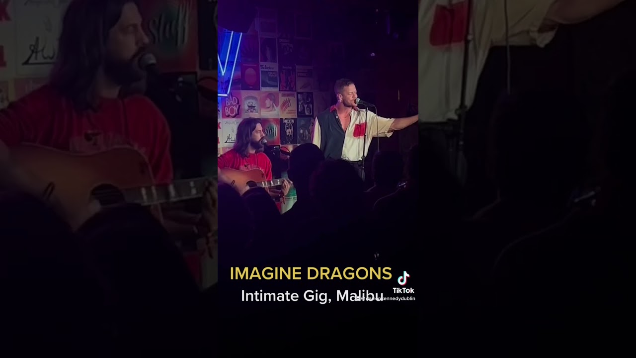 Imagine Dragons intimate performance in Malibu #imaginedragons #gig #malibu