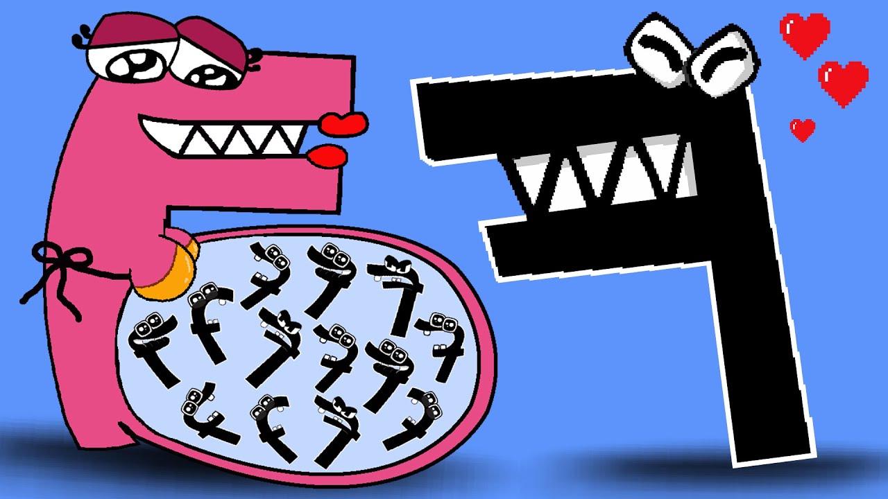 Alphabet Lore (A - Z...) But They Pregnant - 9999 Alphabet Lore F Babies At Once | GM Animation