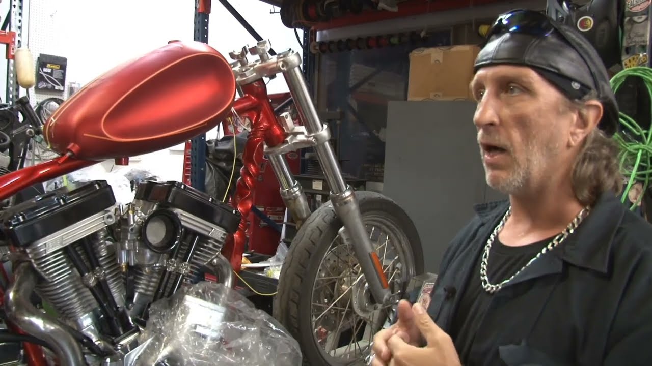 Создание чоппера в стиле Indian Larry вместе с Бобби Хэмбелом из Biohazard.