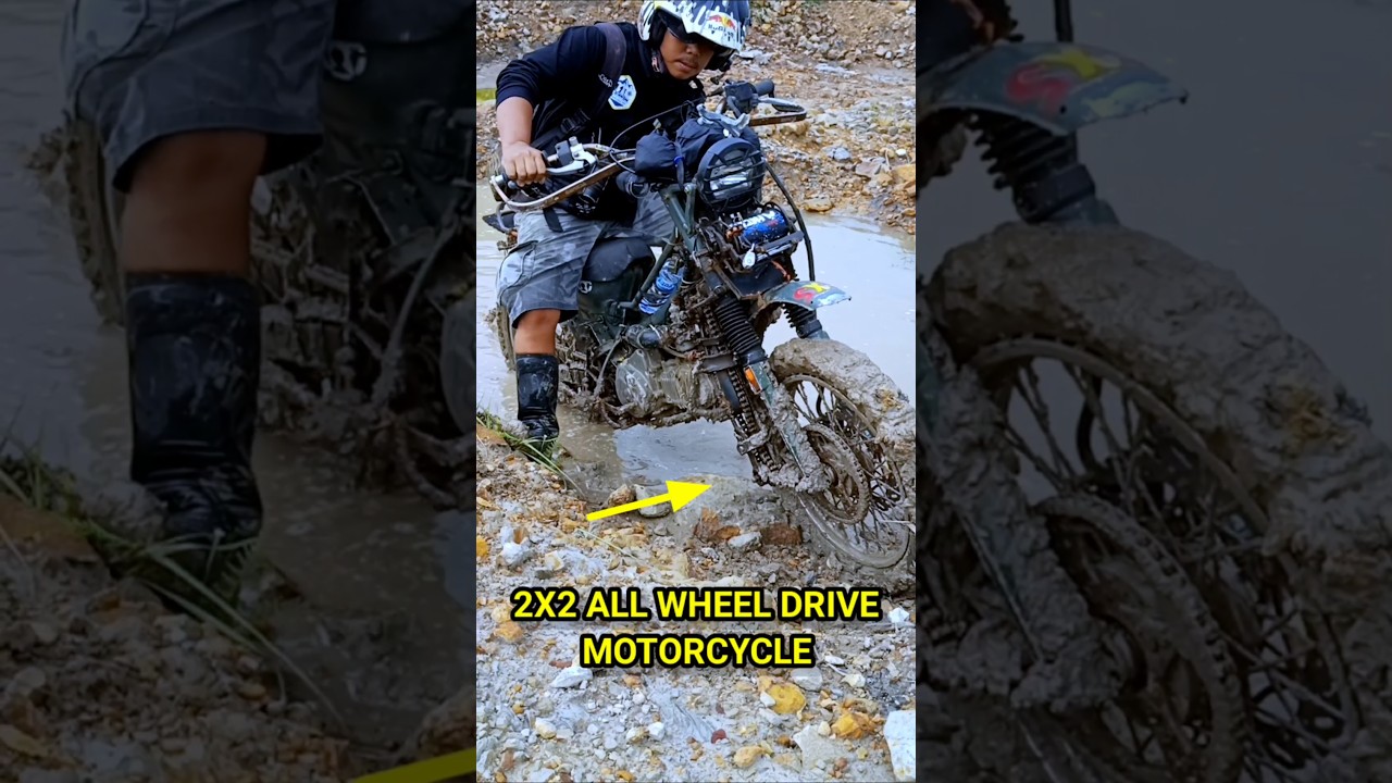 Motorcycle 2x2 AWD all wheel drive + winch PTO