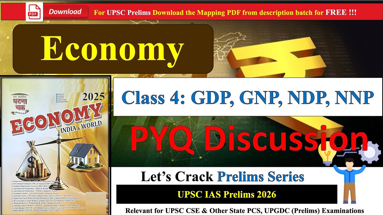 Indian Economy Basics = Prelims Game Changer 🚀 | GDP–GNP–NDP–NNP Made Easy 