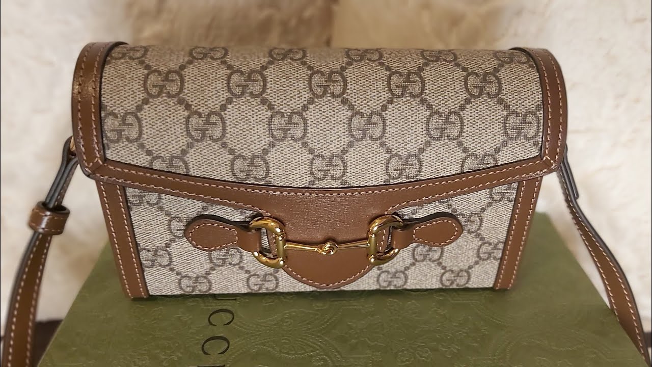 Gucci Horsebit 1955 mini bag unboxing *What fits inside my bag *Size comparison