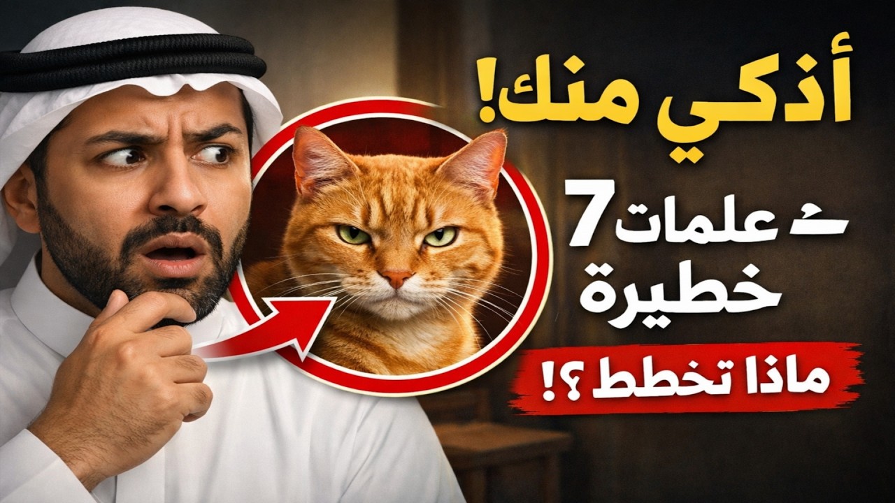 قطتك ليست غبية! ٧ علامات خطيرة تدل على أنها أذكى منك 🙀 (وربما تخطط لشيء ما!)