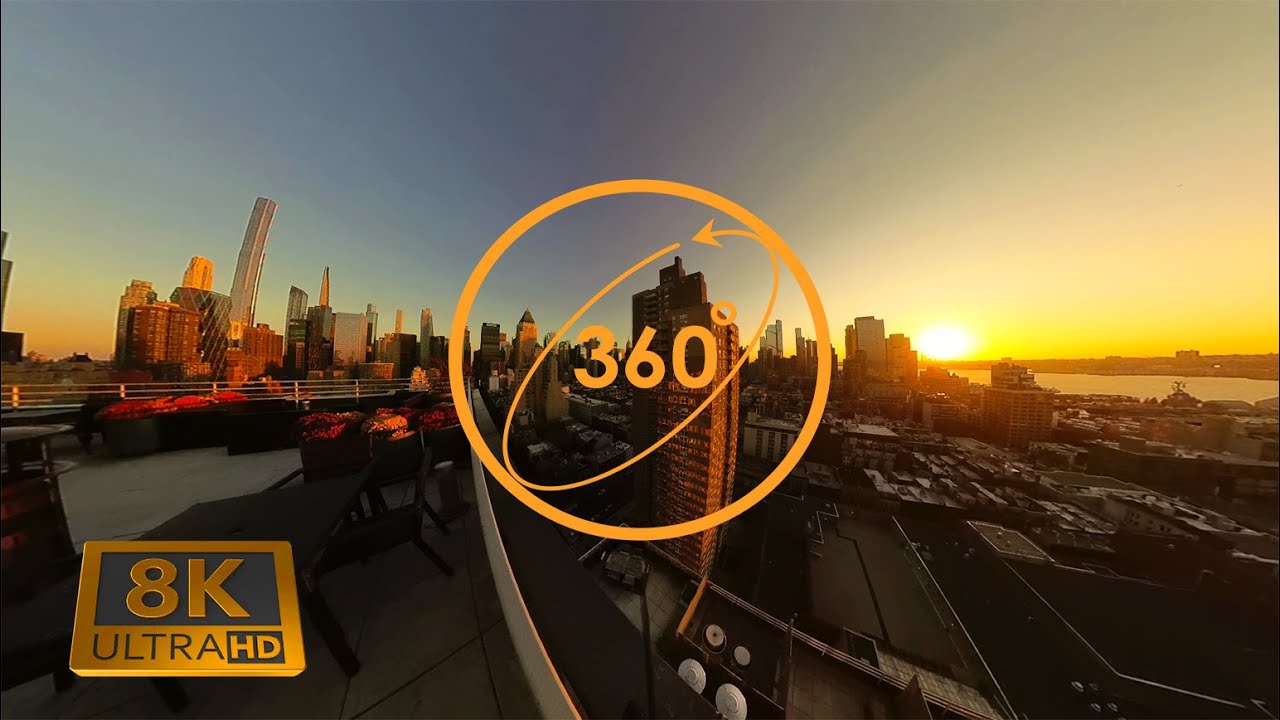 Full day timelapse in 360º -  NYC [8k]