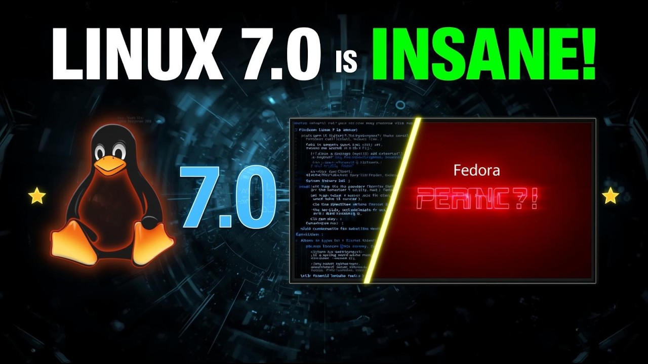 Linux 7.0 Is INSANE! Gentoo vs AI, Fedora&rsquo;s New Panic Screen & The Future of Open Source.