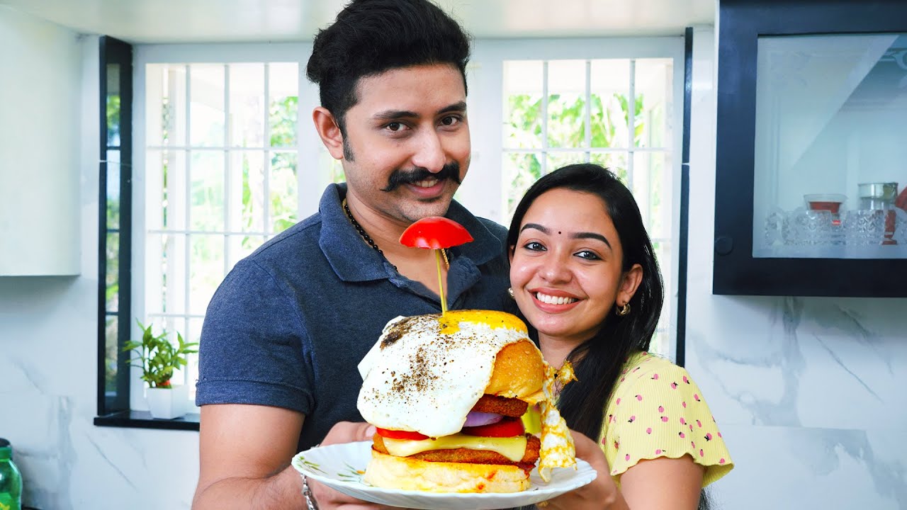 ഇച്ചായനുവേണ്ടി എന്‍റെ ആനപ്പാറ ബർഗർ | Best Burger Making Recipe | Food Vlog | Alice Christy
