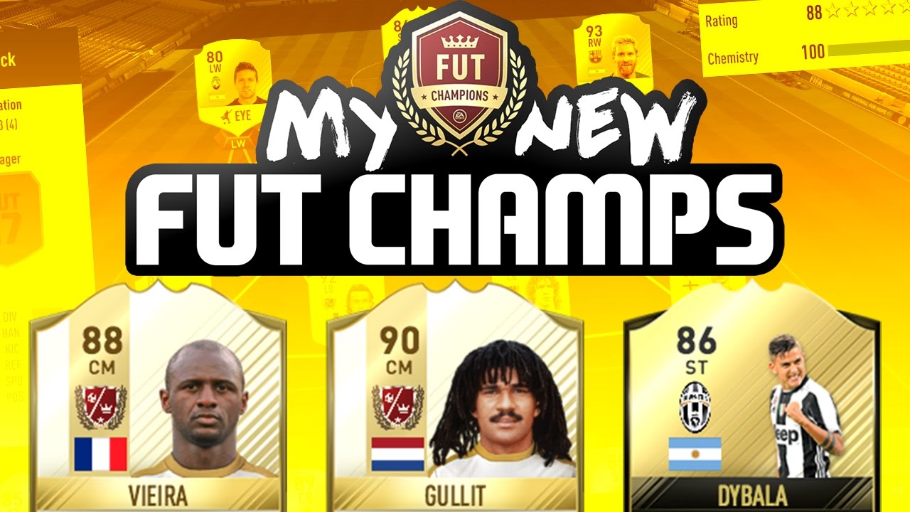 MY NEW FUT CHAMPS TEAAAAM!!!