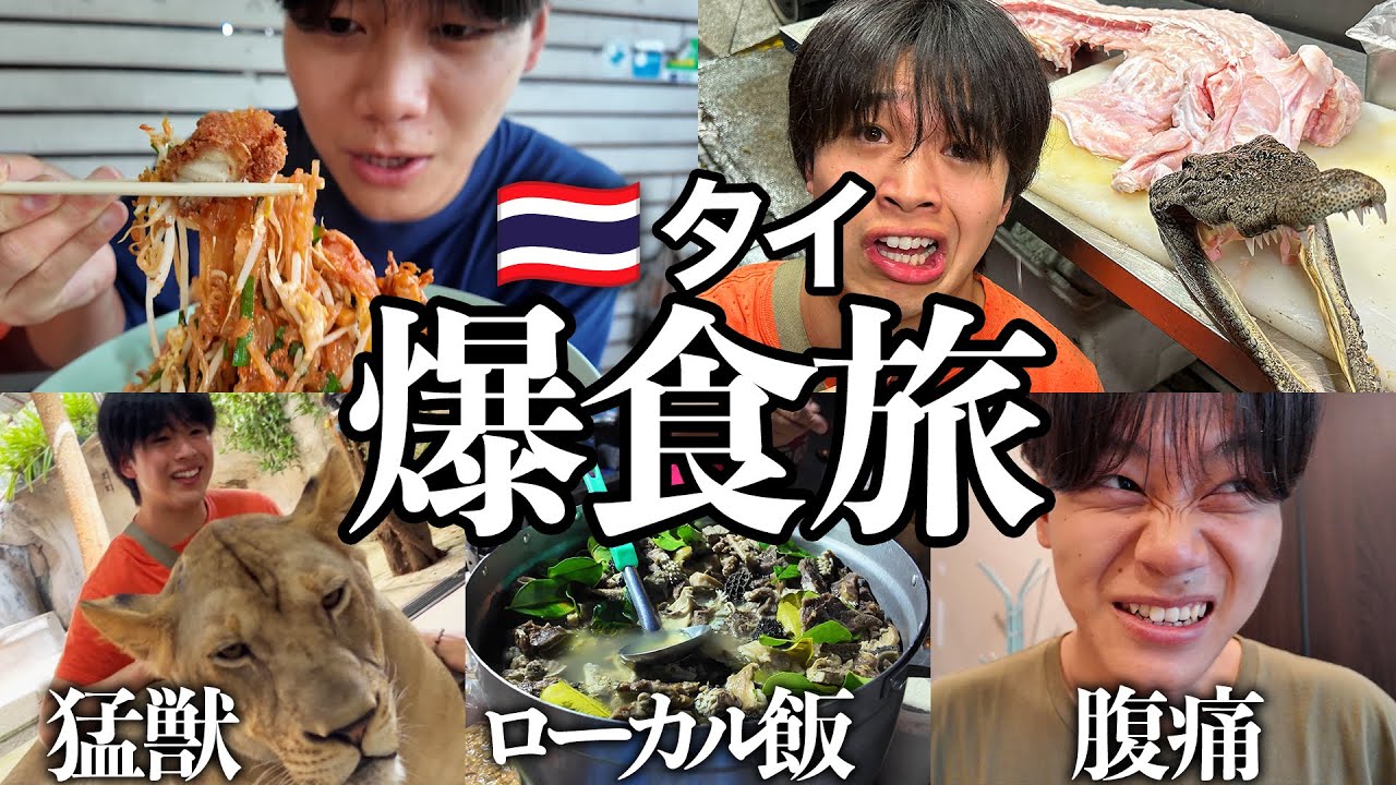 【#1】猛獣！腹痛！臭飯！ハプニングだらけの人生初タイ旅1行