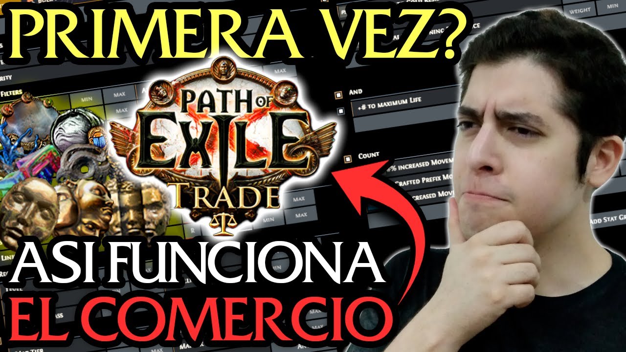 EXACTAMENTE así es el comercio en Path of Exile | Guía de Novato a Experto