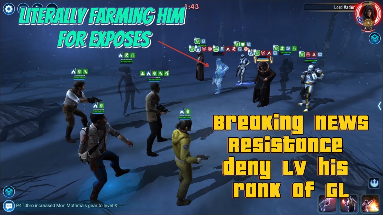 Resistance dunk on LV clones