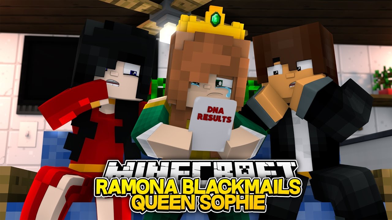 RAMONA BLACKMAILS OUR MOM OVER LITTLE KELLYS DAD!!w/Little Carly (Minecraft Roleplay)