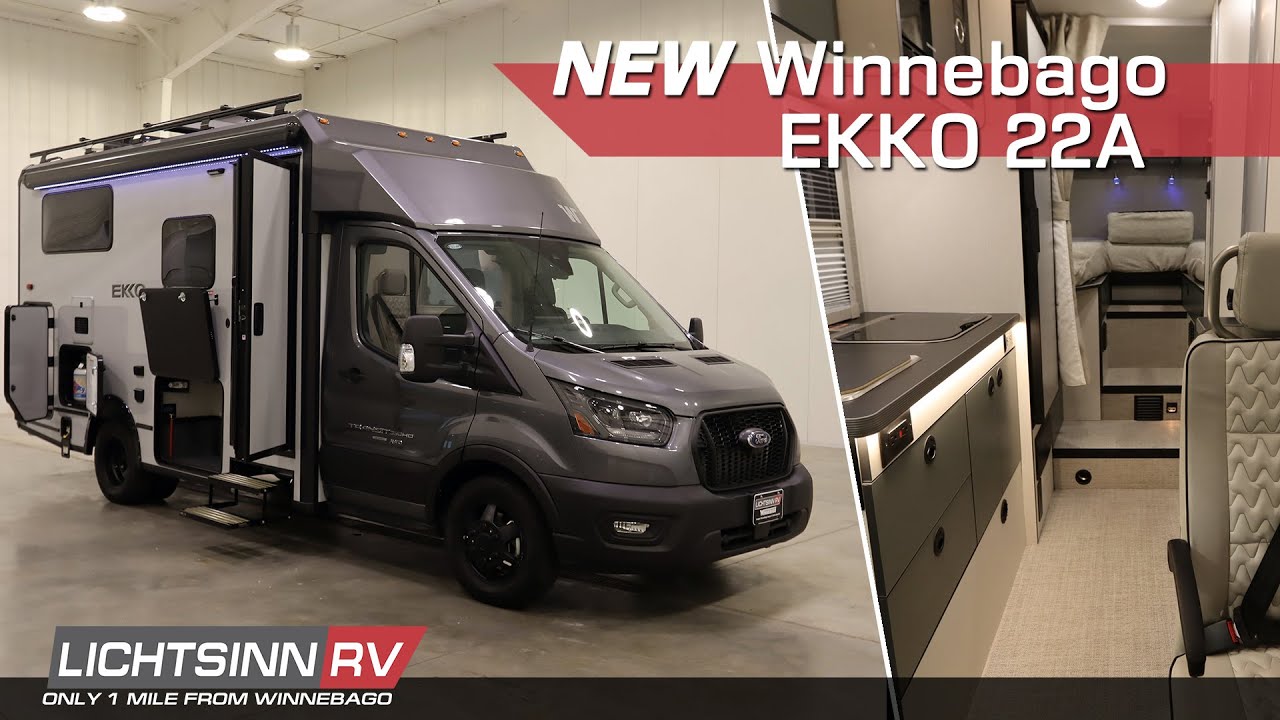 LichtsinnRV.com - New Winnebago EKKO 22A - Class C Gas Motorhome