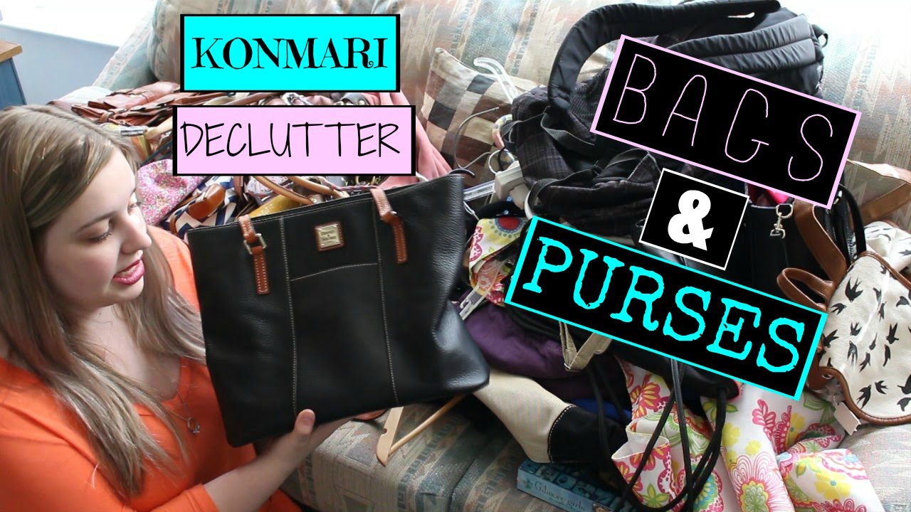 KonMari Declutter | Bags and Purses