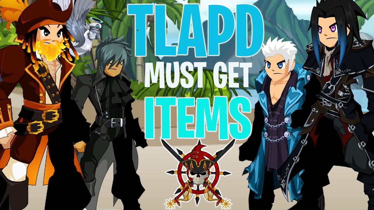AQW Must Get TLAPD Items! | Boss Drops - Seasonal Gear - Merge Shops! Pirate Armors and More!!