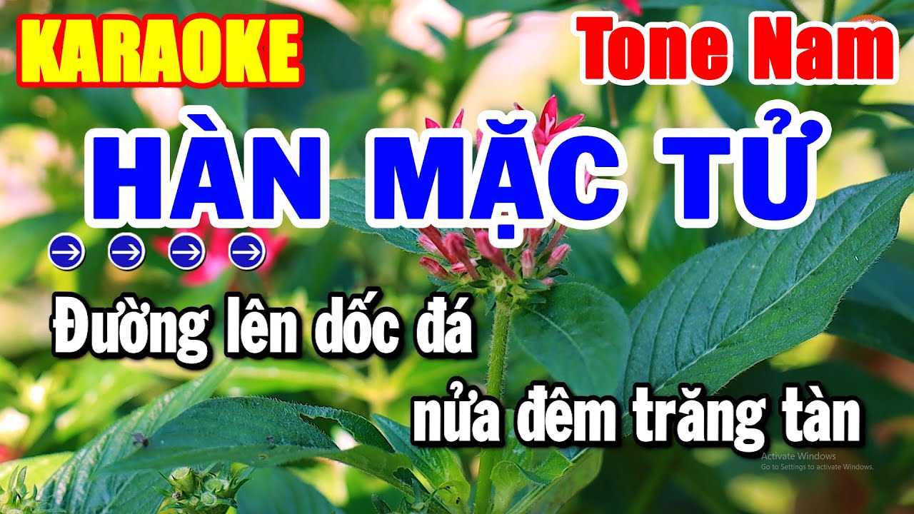 Karaoke Hàn Mặc Tử Tone Nam Nhạc Sống Bolero Beat Chuẩn Nhất | Hải Tiên