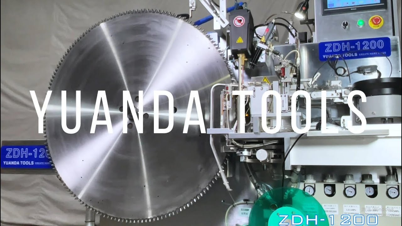 YUANDA TOOLS ZDH-1200 Automatic Circular Saw Blade Brazing Machine Operation Instruction