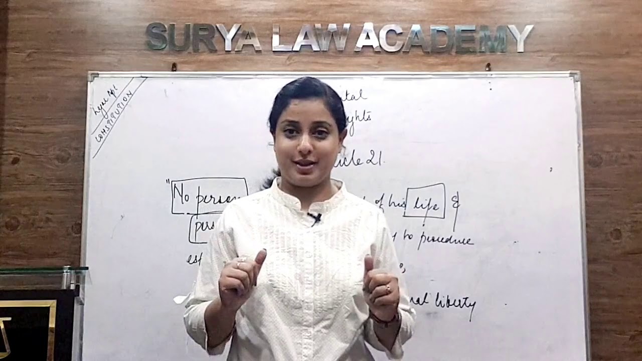 Lecture on Article 21 & Article  22 of Indian Constitution