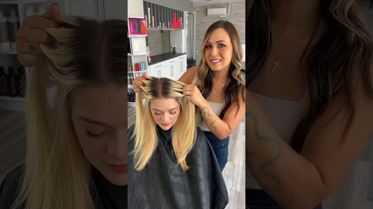 ✨Beautiful✨🧋Milk Tea Blonde👸🏼💕 using @SchwarzkopfProfessionalUSA #hair #short #blonde