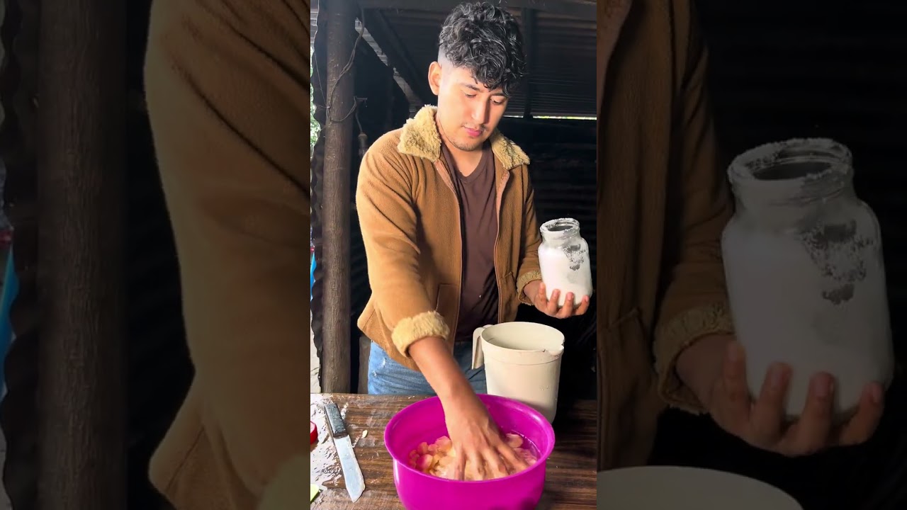 Cocinando con el abrigo que huele a cucaracha 🥰🥶