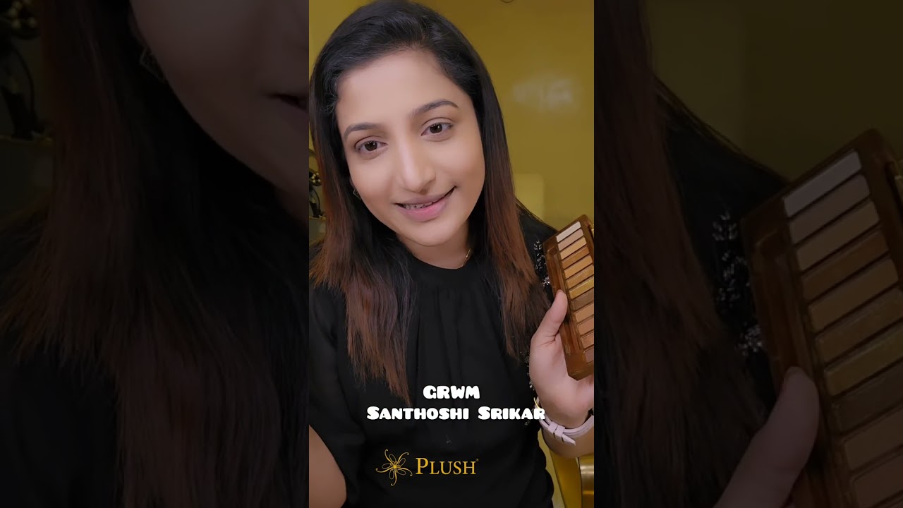 Plush SanthoshiSrikar's quick 10mins Office Makeup look......