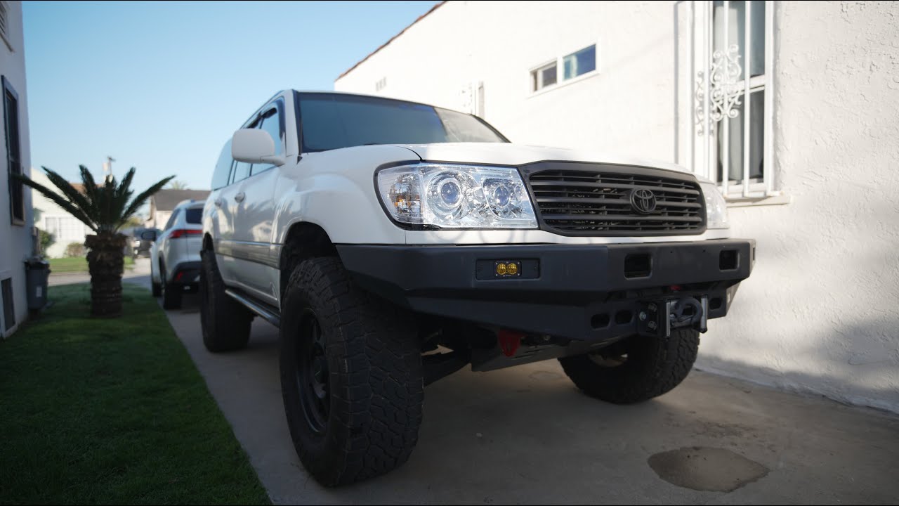 Toyota Landcruiser LC100 TEQ Customs Headlight Install and Review