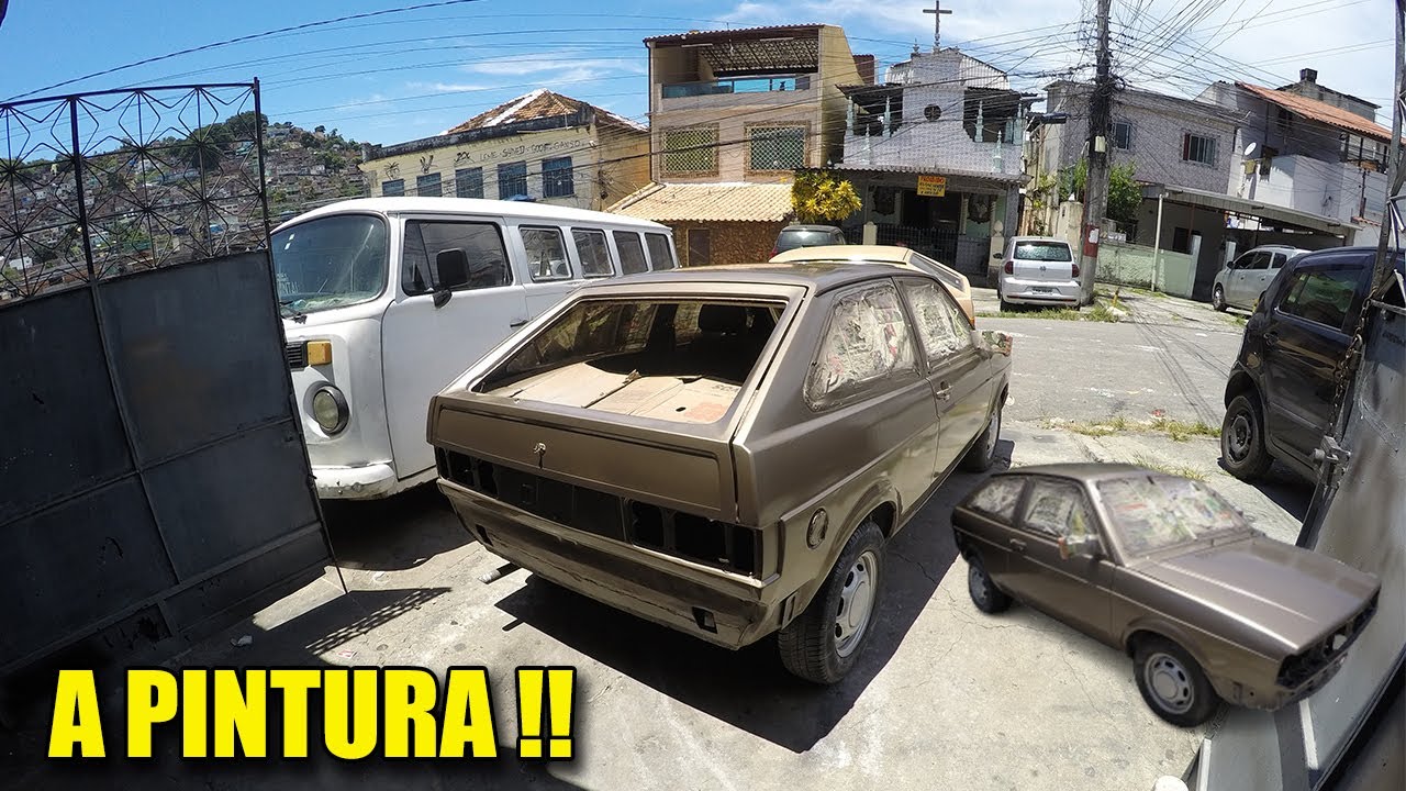 PRIMEIRA VEZ PINTANDO UM CARRO ! | GOL CL 1990 EP.32
